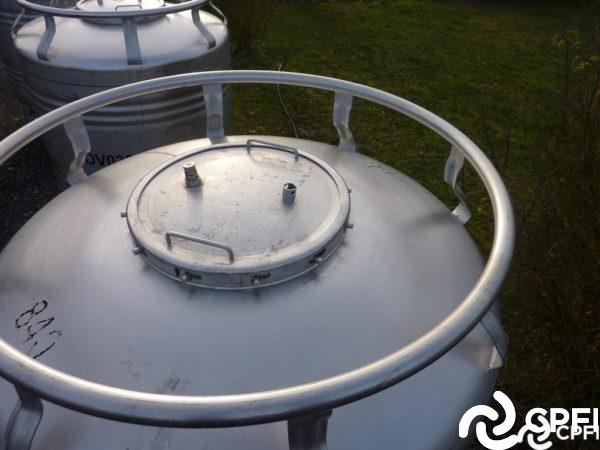 Containers inox rond STOCKLIN Logistique 1000 L